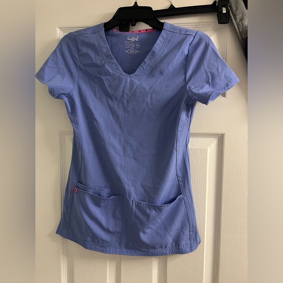 Heart Soul Women's Ceil Blue Scrub Set - Picture 3 of 6